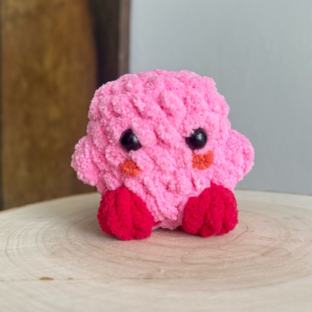 Kirby Crochet Handmade Plushie